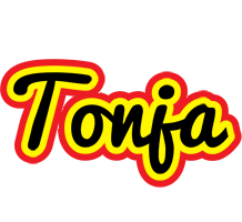 Tonja flaming logo