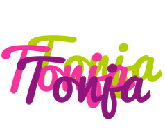 Tonja flowers logo