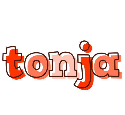 Tonja paint logo