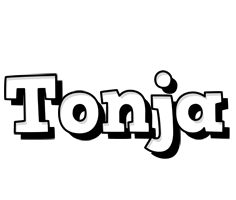 Tonja snowing logo