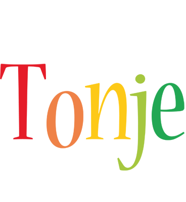 Tonje birthday logo