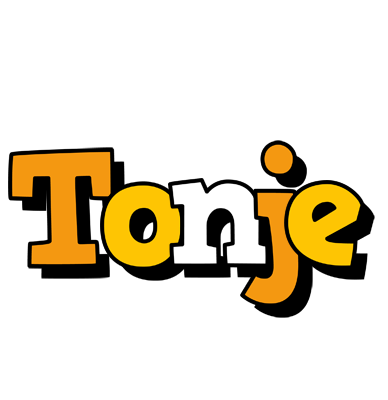 Tonje cartoon logo