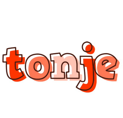 Tonje paint logo