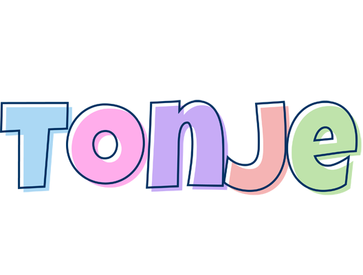 Tonje pastel logo