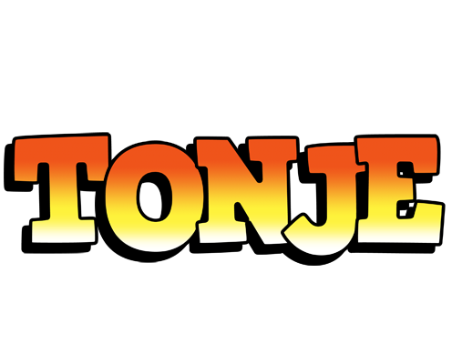 Tonje sunset logo