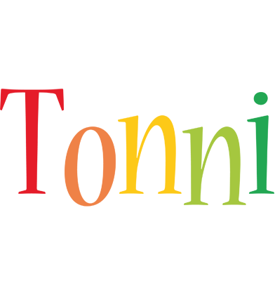 Tonni birthday logo