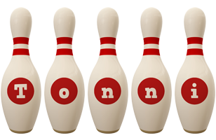 Tonni bowling-pin logo