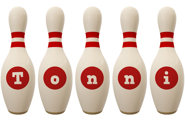 Tonni bowling-pin logo