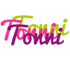 Tonni flowers logo