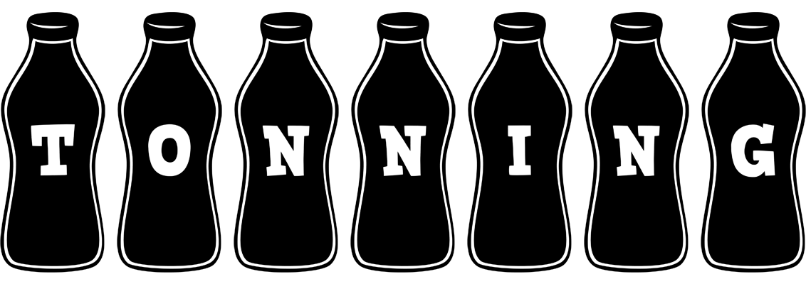 Tonning bottle logo