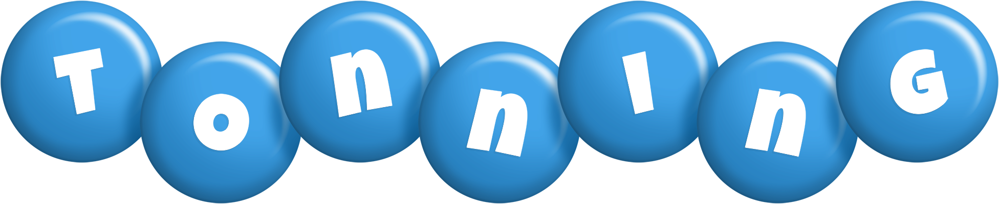 Tonning candy-blue logo