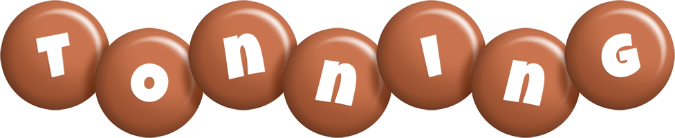 Tonning candy-brown logo