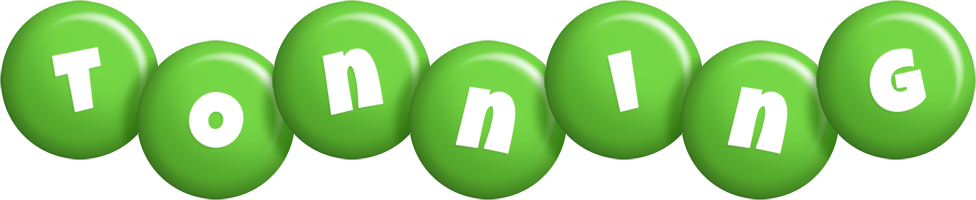 Tonning candy-green logo