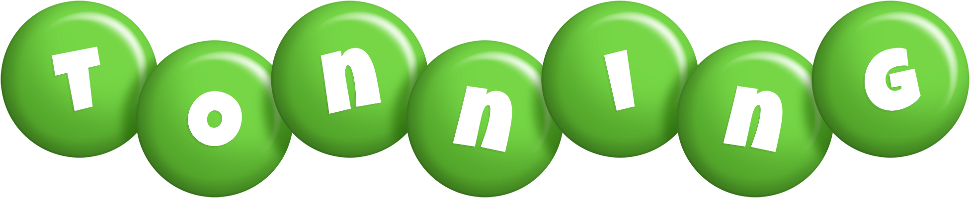 Tonning candy-green logo
