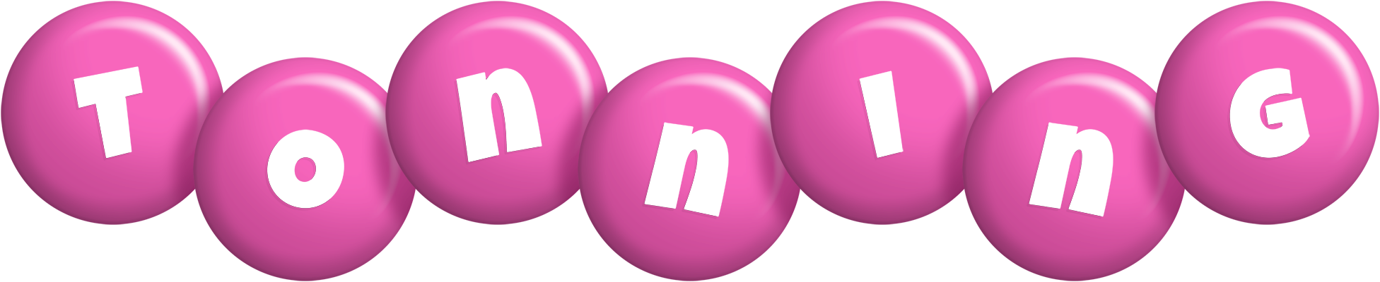 Tonning candy-pink logo