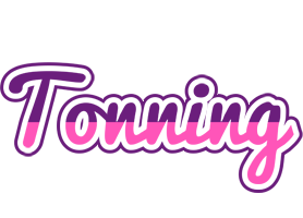 Tonning cheerful logo