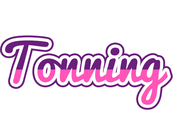 Tonning cheerful logo