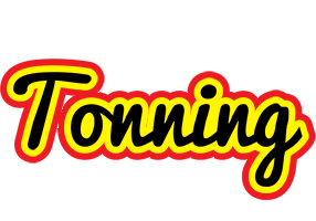 Tonning flaming logo
