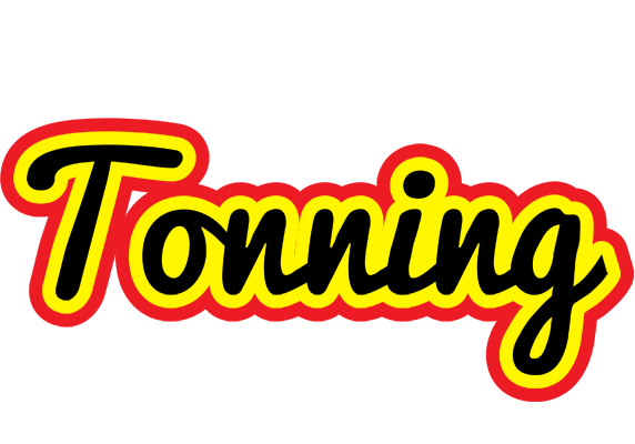 Tonning flaming logo