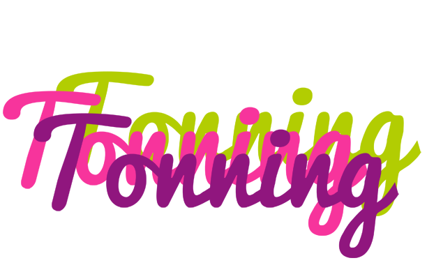 Tonning flowers logo