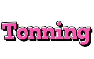 Tonning girlish logo