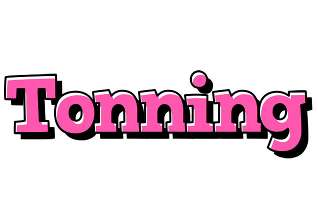 Tonning girlish logo