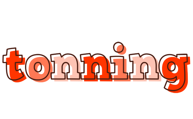 Tonning paint logo