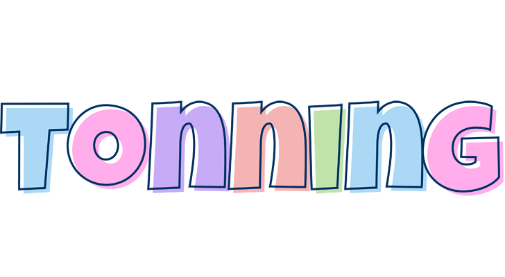 Tonning pastel logo