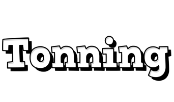 Tonning snowing logo