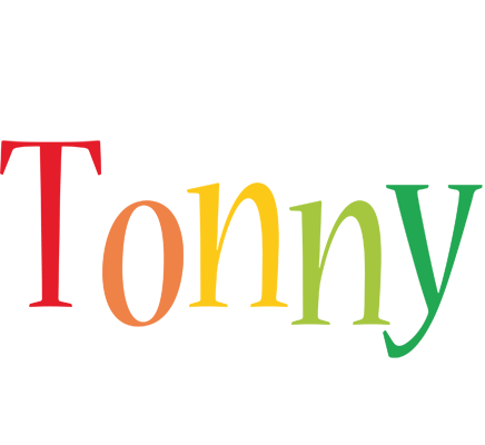 Tonny birthday logo