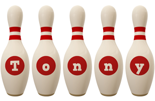 Tonny bowling-pin logo