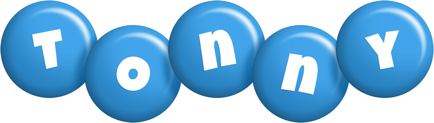 Tonny candy-blue logo