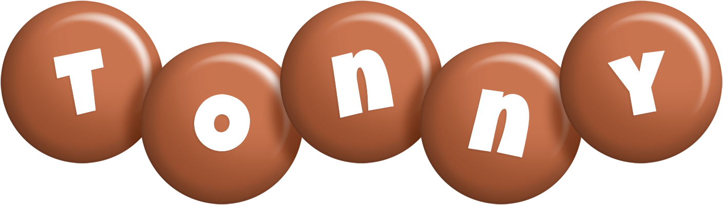Tonny candy-brown logo