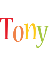 Tony birthday logo