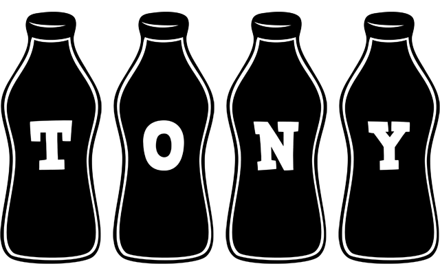 Tony bottle logo