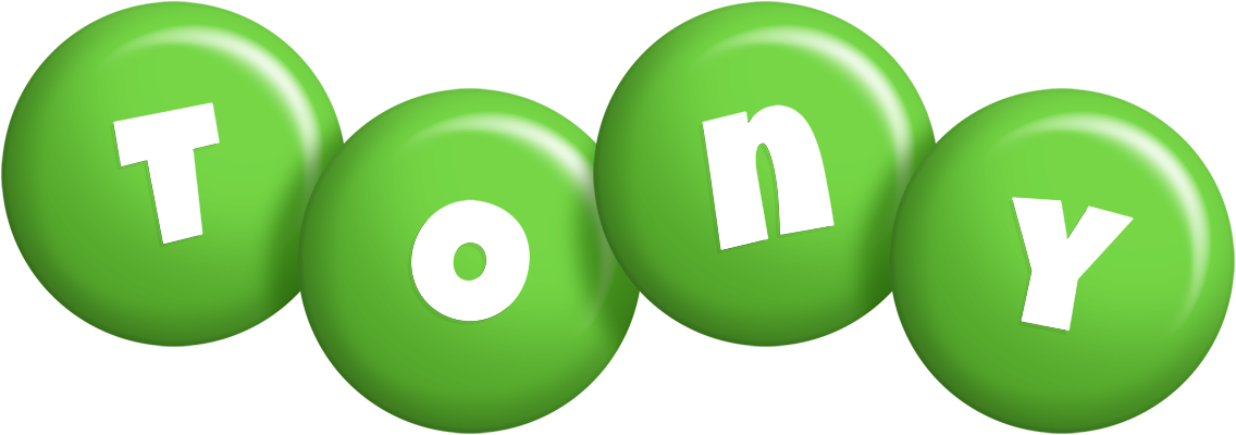 Tony candy-green logo