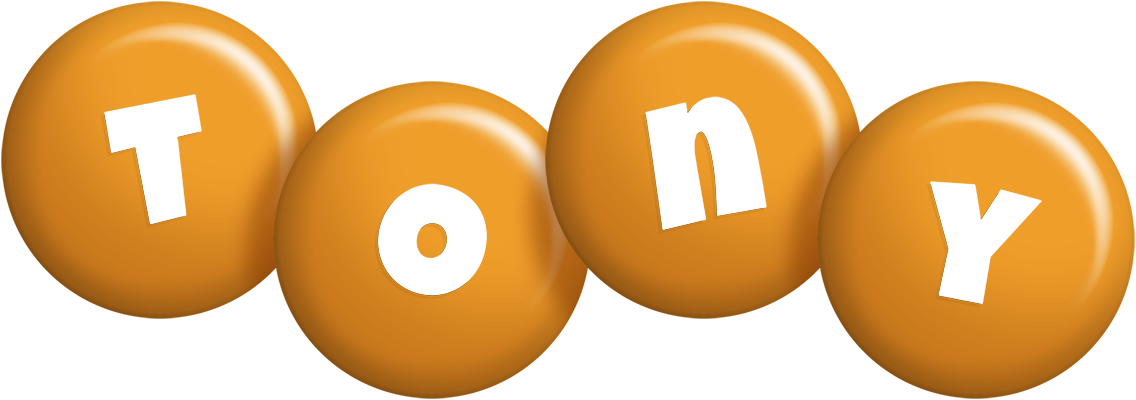 Tony candy-orange logo