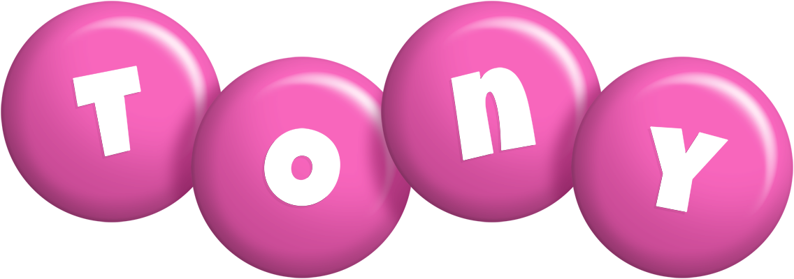 Tony candy-pink logo