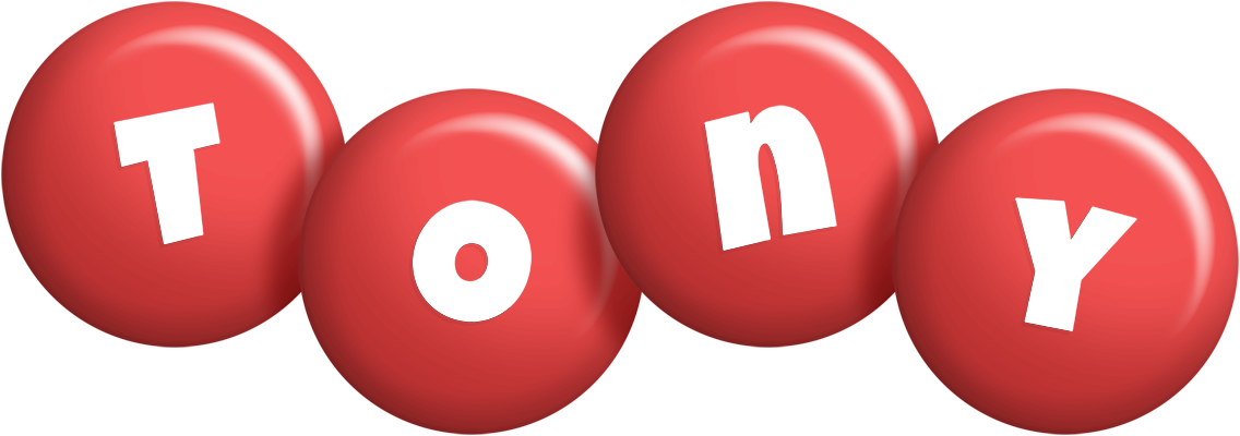 Tony candy-red logo