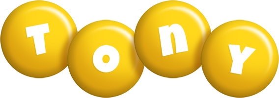 Tony candy-yellow logo