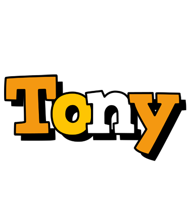 Tony cartoon logo