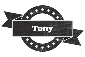 Tony grunge logo