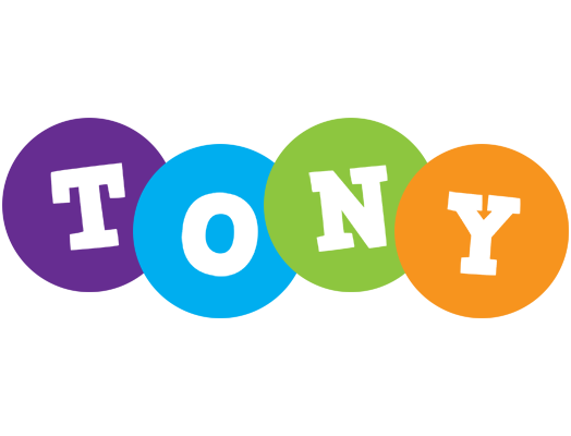 Tony happy logo