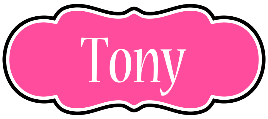 Tony invitation logo