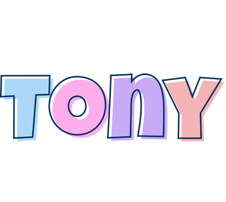 Tony pastel logo