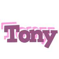 Tony relaxing logo