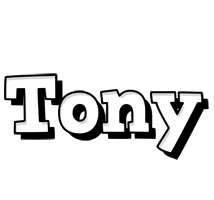 Tony snowing logo