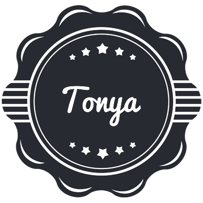 Tonya badge logo