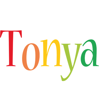 Tonya birthday logo