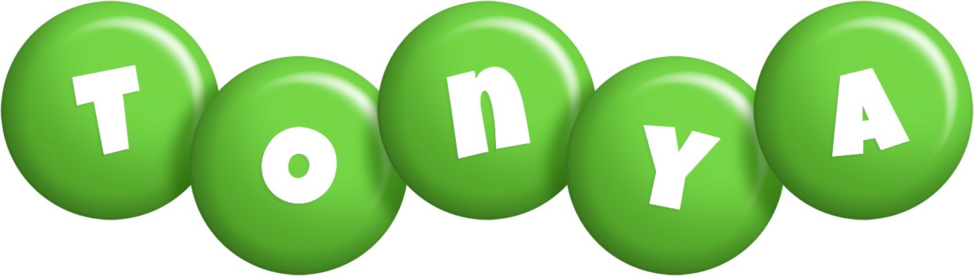Tonya candy-green logo